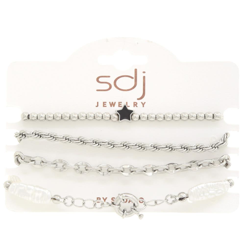 Conjunto de pulsera con cuentas de estrella de Sodajo